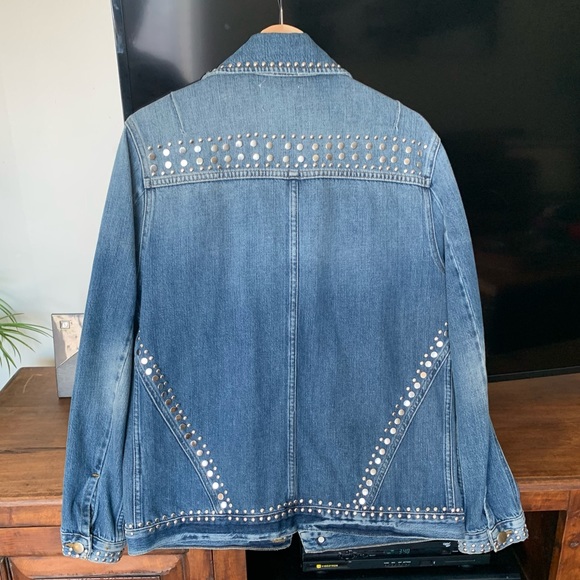 Rare Frame Le Studded Jean Jacket - Picture 3 of 4